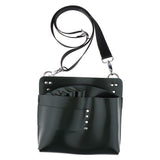 Maxbell Artificial Leather Hair Scissors Bag Pet Hairdressing Tool Pouch Holder Green