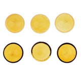 Maxbell 6pcs 20mm Half Glass Bottle Globe Cover Charms DIY Jewelry Making Yellow