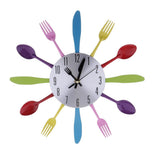 Max Creative Cutlery Spoon Fork Wall Clock For Living Room Bedroom Decor Gifts