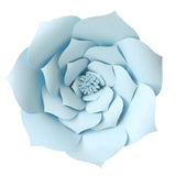 Max Rose Paper Flower Backdrop Wall DIY Birthday Wedding Party Decor DIY Light Blue
