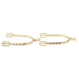 Maxbell 1 Pair Zinc Alloy Horse Spurs Equestrian Horse Riding Spurs Women Gold
