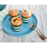 Max Vibrant Color Fruit Cake Plate Snacks Serving Tray  Blue