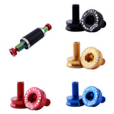 Maxbell 2 Pieces 7075 Aluminum Alloy Bike Bottom Bracket Waterproof Screws Black