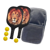 Maxbell Premium Pickleball Paddles Set Lightweight for Indoor and Outdoor Tournament Lion