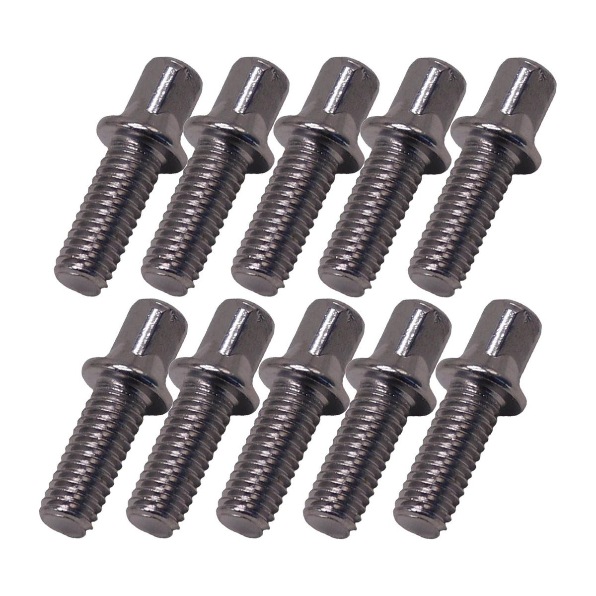 Maxbell 10x Drum Tension Rods Durable Metal Strong for Snare Drum Accessory DIY M6X15mm