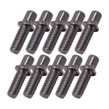 Maxbell 10x Drum Tension Rods Durable Metal Strong for Snare Drum Accessory DIY M6X15mm