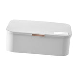 Maxbell Multi Layer File Storage Case Water Resistant for Bill Laptop Passport White