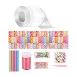 Maxbell Blow Bubble Double Sided Tape Reusable Creative Sticky Tape Kids Sensory Toy Style C