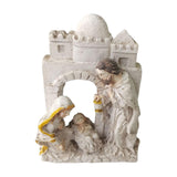 Maxbell Holy Family Statue Tabletop Display Nativity Scene Figurine for Home Bedroom