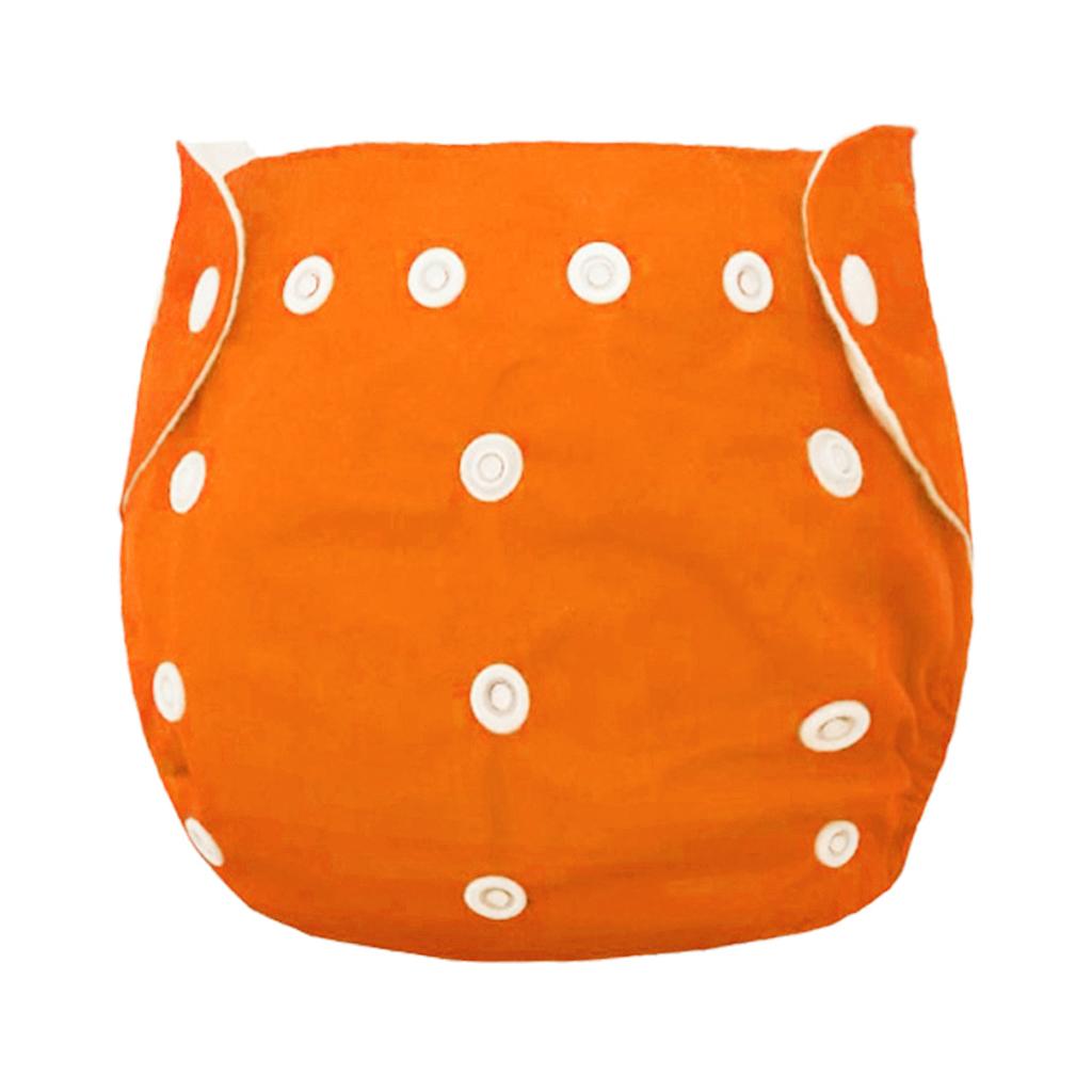 Maxbell Kids Cloth Diapers Waterproof Diaper Pants Breathable Nappy Diapers Orange