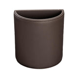 Maxbell Garbage Bin Dustbin Car Garbage Can Side Door Car Trash Bin Hanging brown