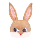 Maxbell 3D Rabbit Masks Half Face Decor for Carnival Costume Accessories Photo Prop