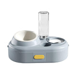 Maxbell Tilted Cat Food Bowl Set Food and Water Multifunctional for Small Dogs