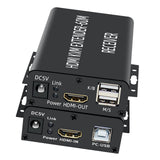 Maxbell HDMI KVM Extender 60M Transmitter Receiver Plug Type EU