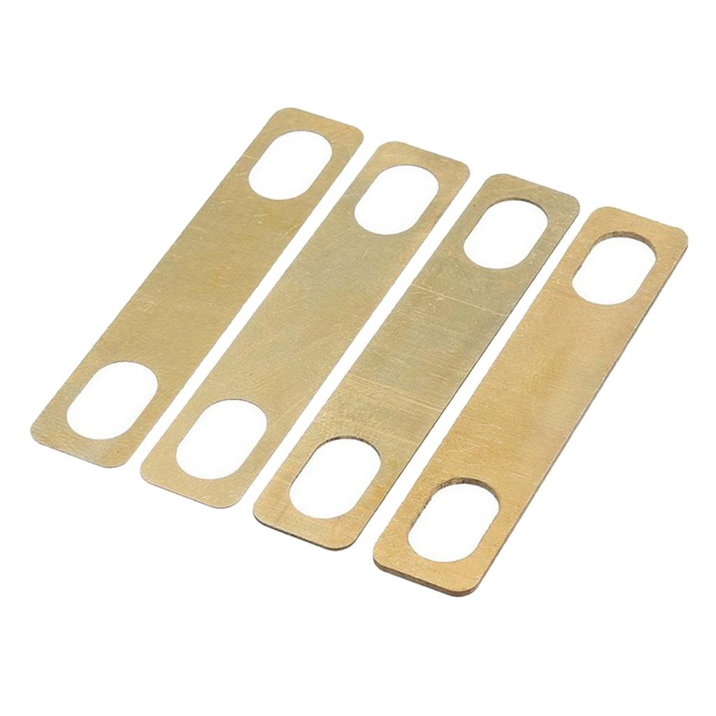 Max 4 Pieces 0.2mm,0.5mm,1mm Neck Shims for Guitar Bass Accessories