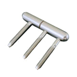 Maxbell Door Hinges Smooth Decorative Easy to Install Heavy Duty for Garage Door Argent