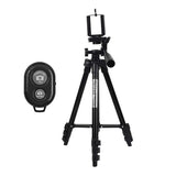 Maxbell Tripod Camera With Bluetooth Remote Phone Holder Mount Stand Universal-Black