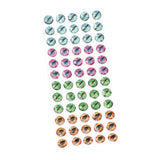 Max Fishing Lure Eyes 4D Holographic Eyes Fly Tying Jigs Crafts DIY 6mm-60 Pieces