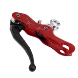 Maxbell Outdoor Rock Climbing Descender Self Braking Rappelling Gear for Downhill Red