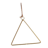 Max Creative Metal Hanging Flower Wreath Iron Flower Hanging Ring. Triangle