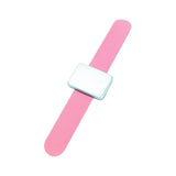 Maxbell Silicone Wrist Strap Bracelet Convenient Hair Clip Holder Professional Pink