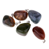 Max Natural Mineral Pendant Polished Stone Pendant Decor for Necklace Gifts #3