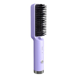 Maxbell Hair Straightener Brush Travel Size Birthday Presents Hair Straightener Comb Purple