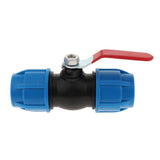 Max PE plastic valve - straight valve - plastic & steel core 32mm Steel Core