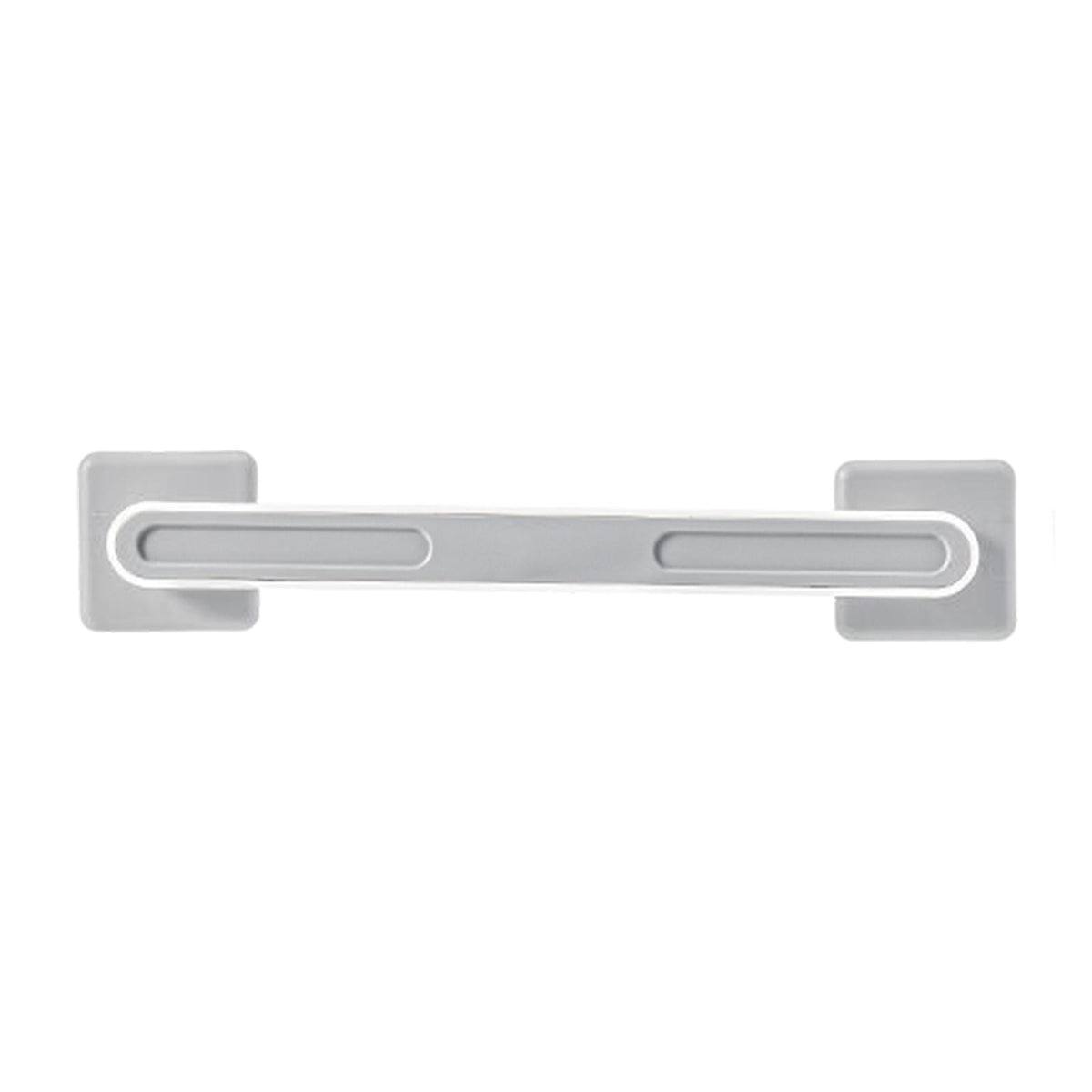 Maxbell Wall Mounted Towel Bar Towel Rod Storage Organizer for Wall Kitchen Bedroom grey