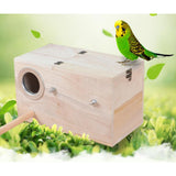Max Wooden Wild Bird Nest Box Nesting Feeding Feeder Station House & Stick S