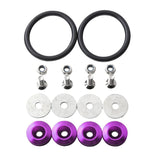 Max Maxb Quick Release Fasteners For Car Bumpers Trunk Fender Hatch Lids Kit Purple