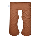 Max Body Bolster Maternity Pregnancy Support Pillow Cover  Brown 145x80x20cm