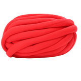 Maxbell Chunky Wool Yarn Filling Soft Knitting for Scarf Sweater Bed Fence Crochet red