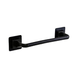 Maxbell Stable Over Cabinet Towel Bar Strong Carrying Capacity for Bathroom Wall short black