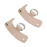 Maxbell Bag Strap D Rings Punch Free Handbag Strap Loop for Shoulder Bag Handbag DIY Dusty Pink