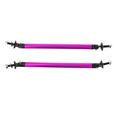 Max Maxb Front/Rear Adjustable Wind Splitter Bumper Chin Lip Rod Support 200mm Purple