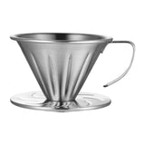 Maxbell Pour Over Coffee Dripper Stainless Steel Coffee Machine Accessories Washable Size S