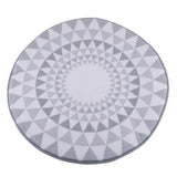 Max Round Carpet Tea Table Living Room Area Rug Kids Play Mat Triangular 80cm