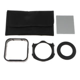 Max 5 in 1 Camera Lens Square Filter Set Bag Hood Adapter Accessory Kit 55mm