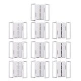 Max 10 Sets BIKINI CLIPS Hook & Snap Metal  Strap Bra Fastener Swimwear 14.7mm