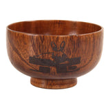 Max Wooden Salad Bowl/Rice Miso Soup Bowl/Rice Bowl/Decorative Bowl rabbit