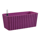 Maxbell 11'' Self Watering Planter with Water Level Gauge Decorative Flowers Pots