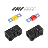 Maxbell Car ANS Fuse Holder Block Durable Waterproof for Motorcycles Cars 2 Set 50A