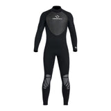 Maxbell Men Women's Full Wetsuits 3mm Surf One Piece Free Dive  Men Black XL