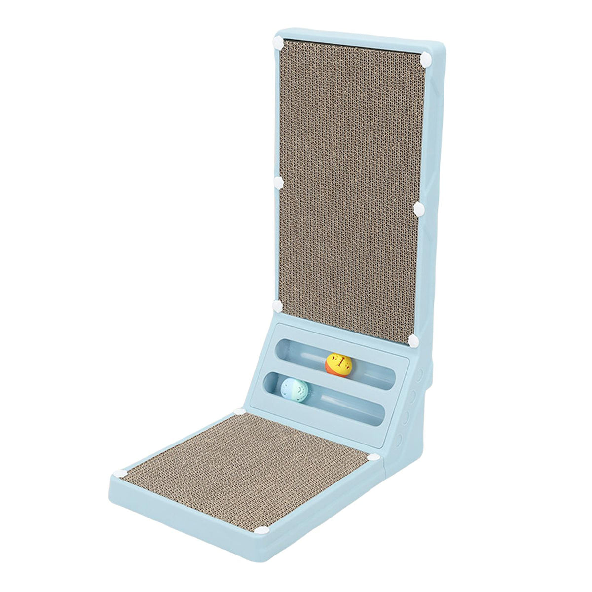 Maxbell Cat Scratching Post Furniture Protector Cat Scratcher Corrugated Cardboard Blue