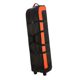 Maxbell Golf Travel Bags with Wheel Universal Detachable Folding Waterproof Club Bag black orange