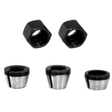 Maxbell 3Pcs Collet Chuck Adapter  with Nut 1/4" for Engraving Machine