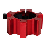 Maxbell Solid Dumbbell Clamp Collars Barbell Spin Lock Gym Weight Bar Clip Red