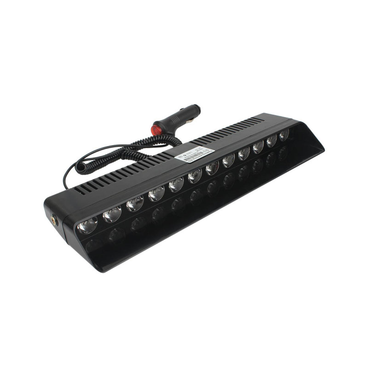 Maxbell Car Strobe Light 12V Vehicles 12Pcs LED Windshield Dashboard Warning Light Red Blue Light
