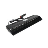 Maxbell Car Strobe Light 12V Vehicles 12Pcs LED Windshield Dashboard Warning Light Red Blue Light